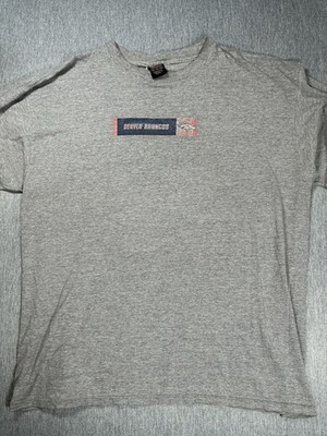 Vintage Y2K Nike Denver Broncos T-Shirt Mens XL Grey NFL Football Faded (A)