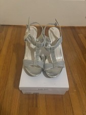 David's Bridal BELIZE12 Strappy Heels