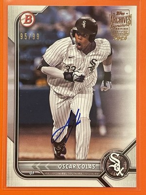 2024 Topps Archives Oscar Colas /99 Auto Rookie RC Signature Series #BD-51