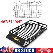 465164 Universal Roof Rack Car Luggage Cargo Basket Carrier With Cargo Net 465164 Universal Roof Rack Car Luggage Cargo Basket Carrier With Cargo Net