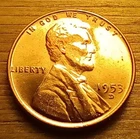 1953-D Lincoln Wheat Penny, 1c, Brilliant Uncirculated, BU