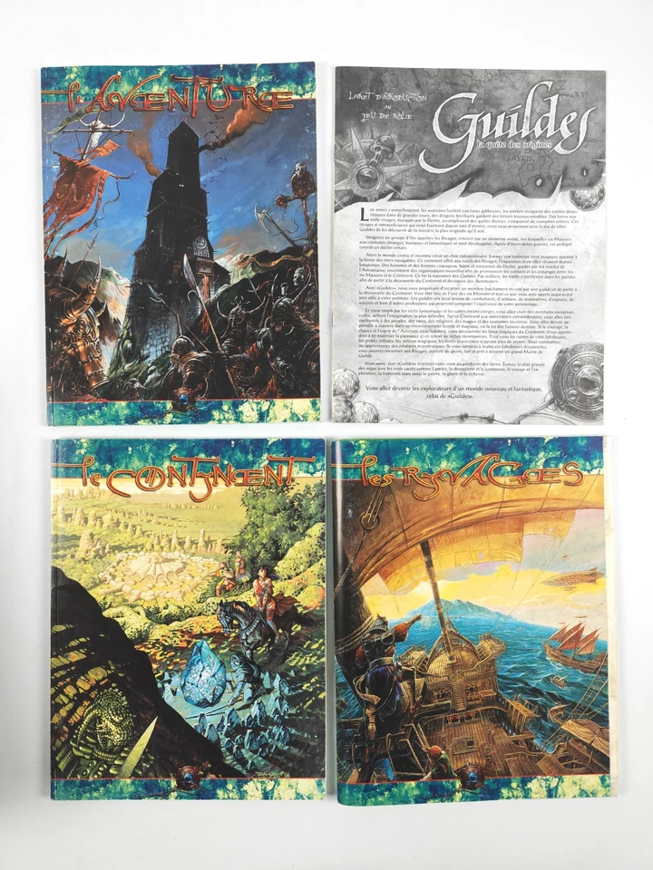 Guildes La Quete des Origines + Le Requiem des Ombres / Lot 2 JDR Multisim - Photo 3/4