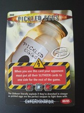 Doctor Who Battles In Time Exterminator Test Set Super Rare Pickled Eggs 080 