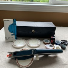 Vintage Dymo M-20/24 Label Maker Kit w/ Case ...