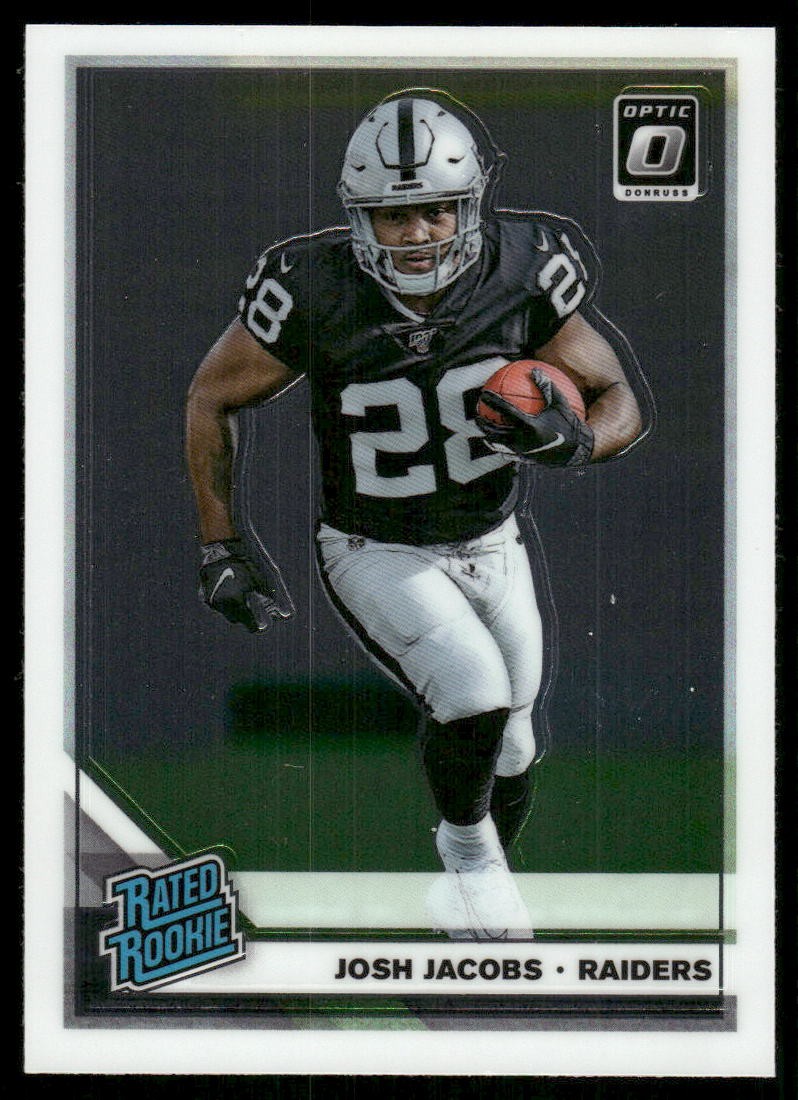 Josh Jacobs Panini Donruss Optic #158 Base