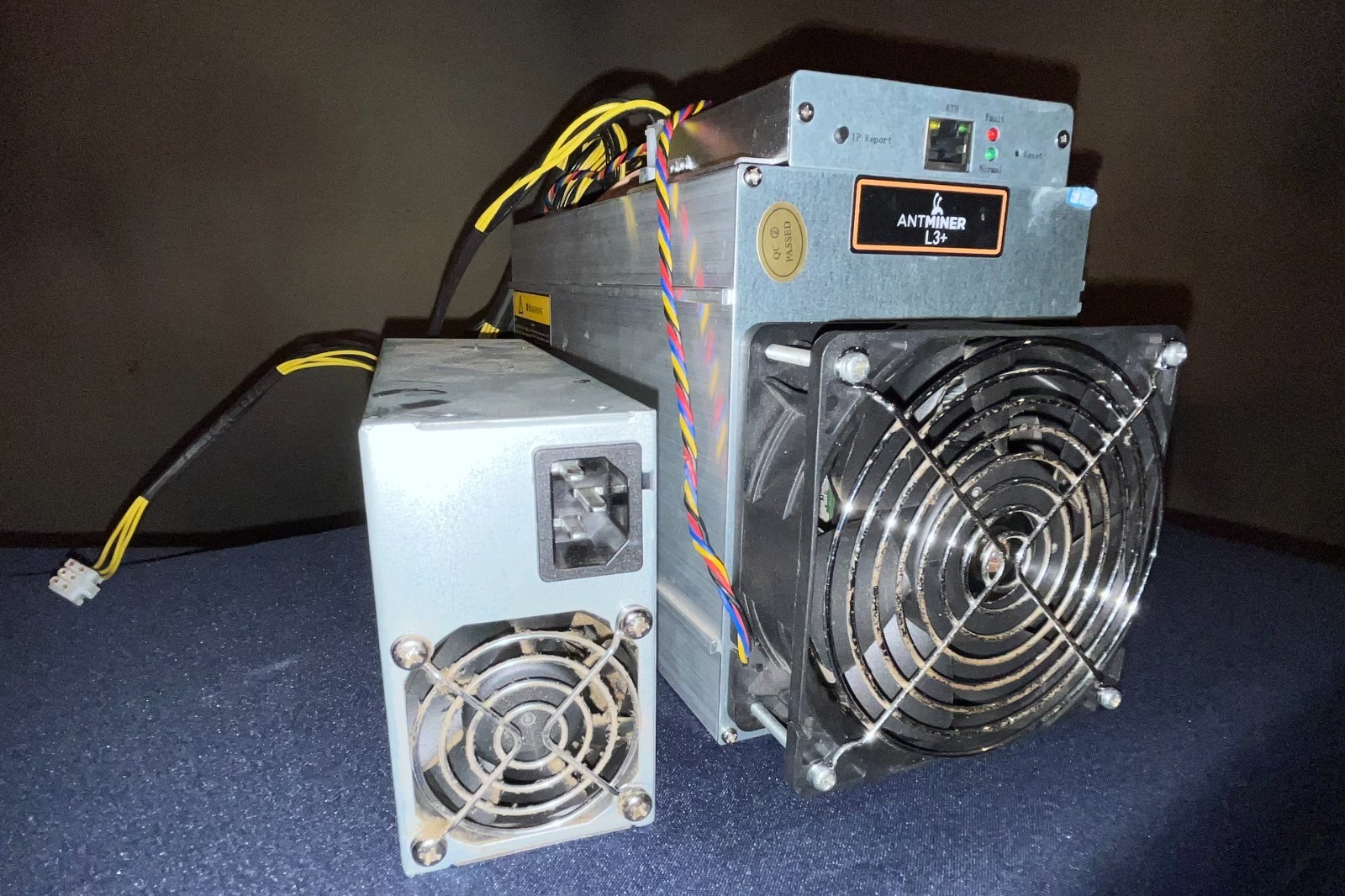 Bitmain Antminer L3+ 504MH/s Scrypt Miner w/PSU - Tested Working LTC/DOGE