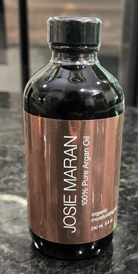 Josie Maran 100% Pure Argan Oil 8 oz 240 ml Luxury Jumbo + Dropper New Sealed