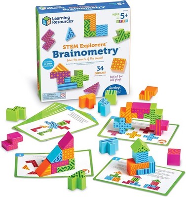 Learning Resources STEM Explorers Brainometry - 3d Puzzle, Brain Games,... 