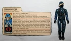 1983 G.I. JOE COBRA OFFICER v. 1.5 with File Card (Figure Needs a New O-Ring)