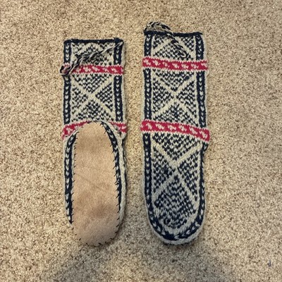 Nordic Home Knit Slippers Size7.5