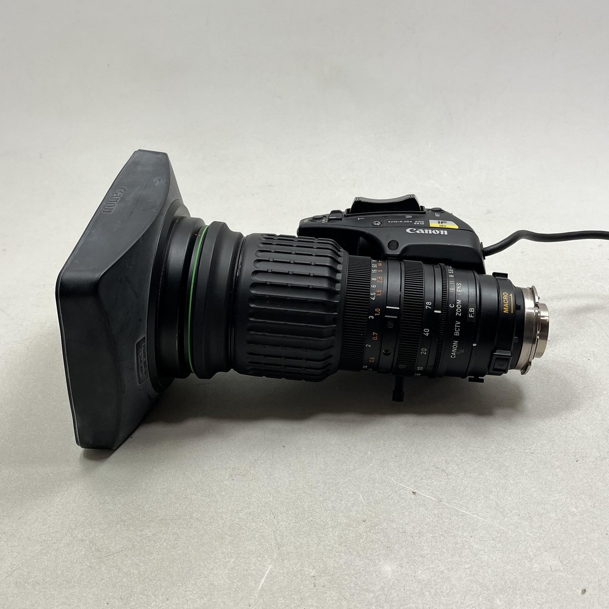 Canon YJ12x6.5B4 KRS SX12 6.5-78mm F/2 B4 Broadcast Zoom Lens