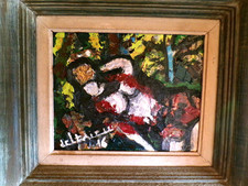 tableau huile/toile 26x22 nue