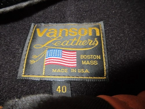 ☆ VANSON Leather Single Rider Jacket Yellow 40 Biker Motorcycle BACKDROP 88 image 4