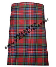 Scottish Handmade Traditional Macpherson Ancient Tartan 8 Yard kilt For Men's