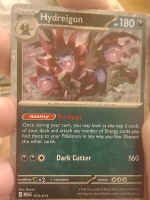 ULTRA RARE Hydreigon Pokemon McDonalds 2025 Promo 010/015 Holo ULTRA RARE Hydreigon Pokemon McDonalds 2025 Promo 010/015 Holo