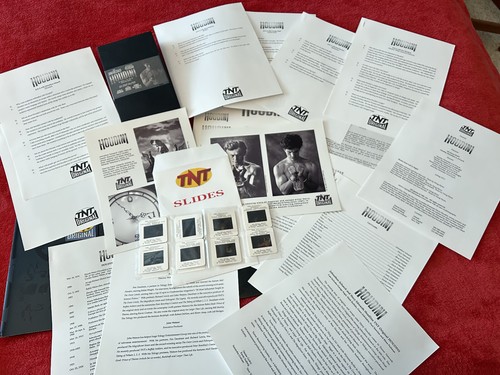 Dossier de presse HOUDINI avec ruban VHS + diapositives achats + photos Johnathon Schaech George Segal
