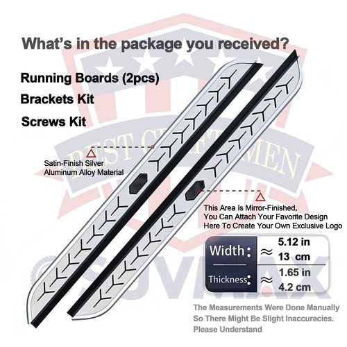 Fits For Hyundai Tucson 2015-2020 Side Steps Nerf Bars Running Boards Step Bars - Picture 2 of 11