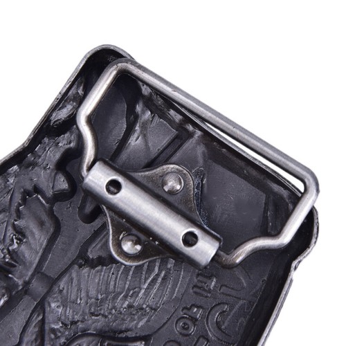 Western Steer Eagle Platinum Color Beauty Cowboy Rodeo Style Belt BuckleB=JO - Picture 5 of 12
