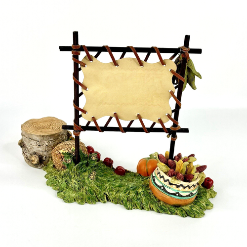 1995 Enesco Freunde der Feder Ernte Display Karen Hahn Kürbisse Äpfel - Bild 14 von 23