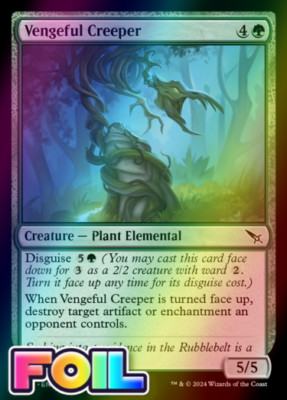 x1 Vengeful Creeper MKM MTG 182 FOIL COMMON M/NM 1x