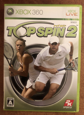 Xbox360 - Top Spin 2 - JAPAN Import Tennis US Seller CIB