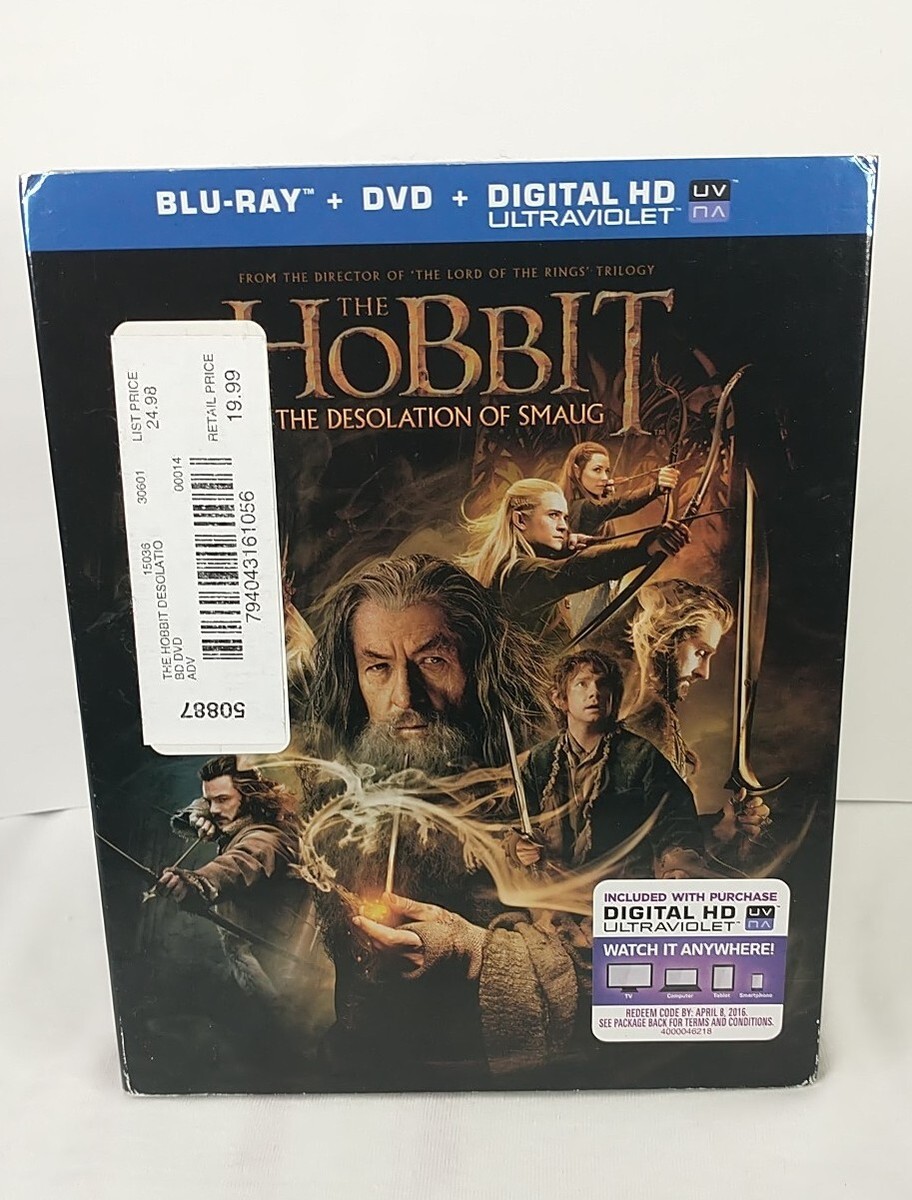 Hobbit, The: The Desolation of Smaug (Blu-Ray) •BRAND NEW• W
