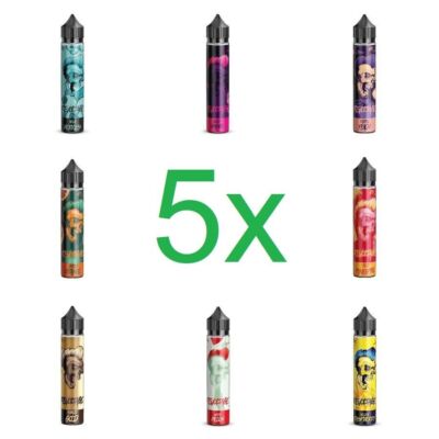 5 x Revoltage Aroma je 15ml für 375ml E-Zigaretten E-Liquid Koolada und Frucht