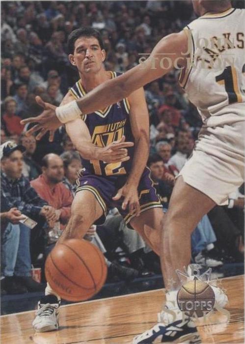1996 Topps Stars - John Stockton #43 - 1 of 2