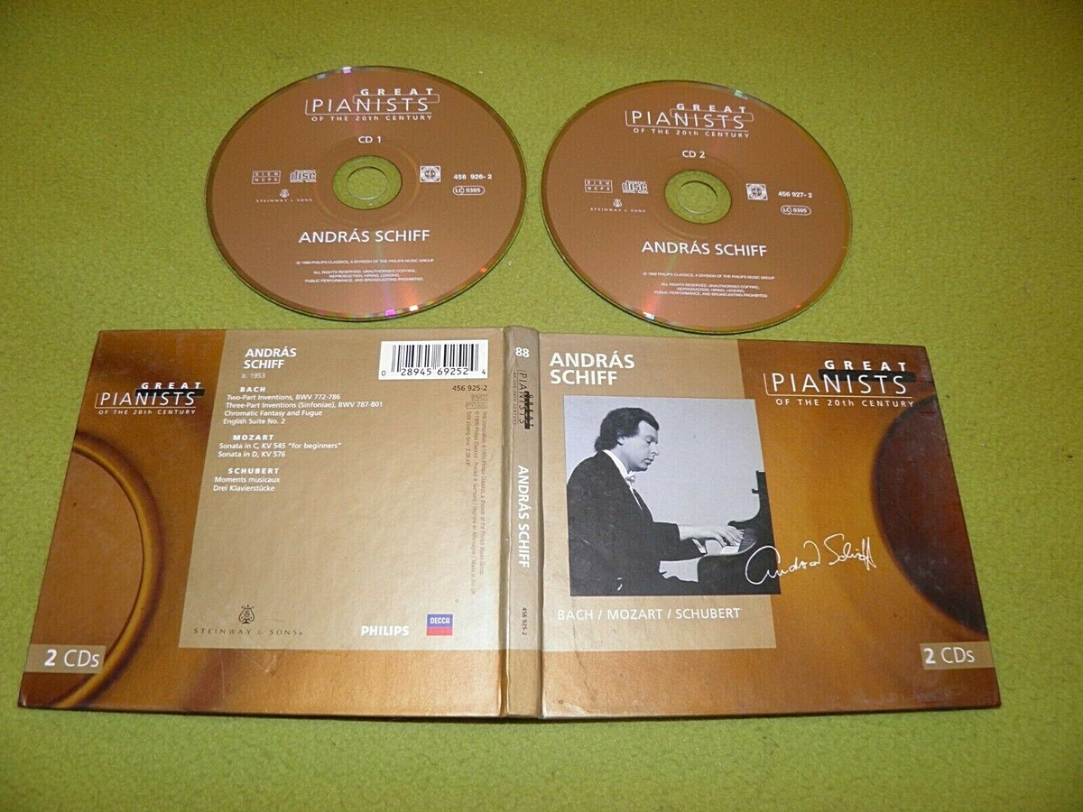 Andras Schiff - Great Pianists Of The 20th Century 2xCD Bach