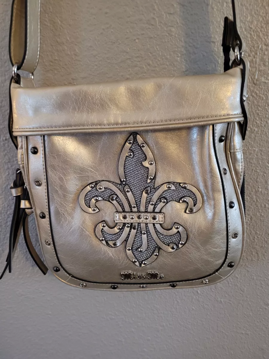 Metallic crossbody hotsell purse