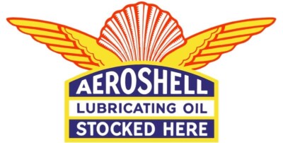 Shell Oil AEROSHELL Winged DIECUT NEW 28'' Wide Sign USA STEEL XL Size 7 lbs.