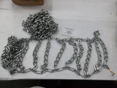2-Link Tire Chain Pair 1065211 for Peerless 4x4.80-8 4/4.80-8 Tires (B)