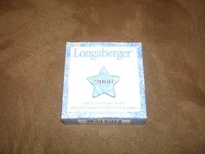 Longaberger 2000 Cheers Century Celebration Basket Tie-On