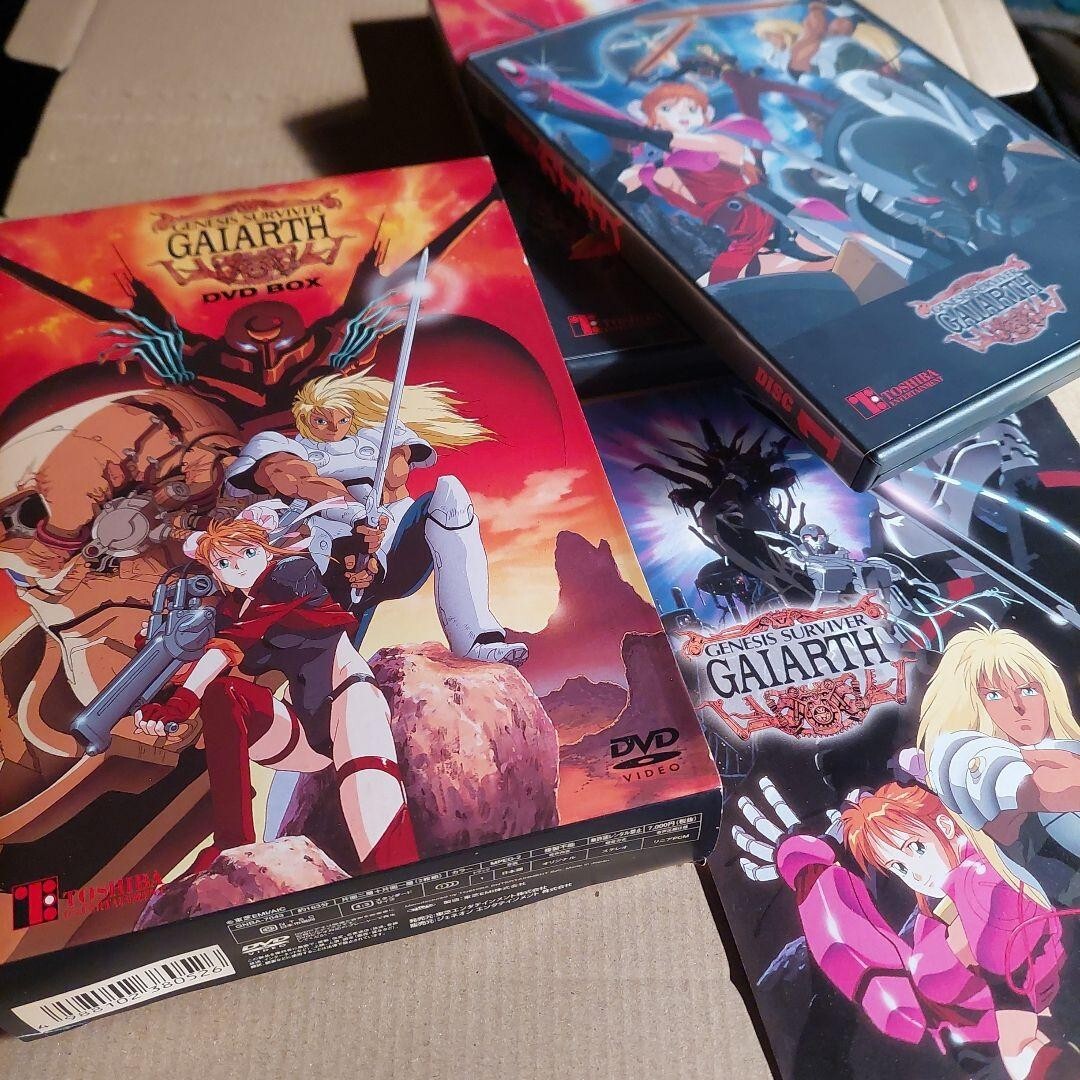 Genesis Survivor Gaiarth DVD BOX 3 discs set Animation Toshiba
