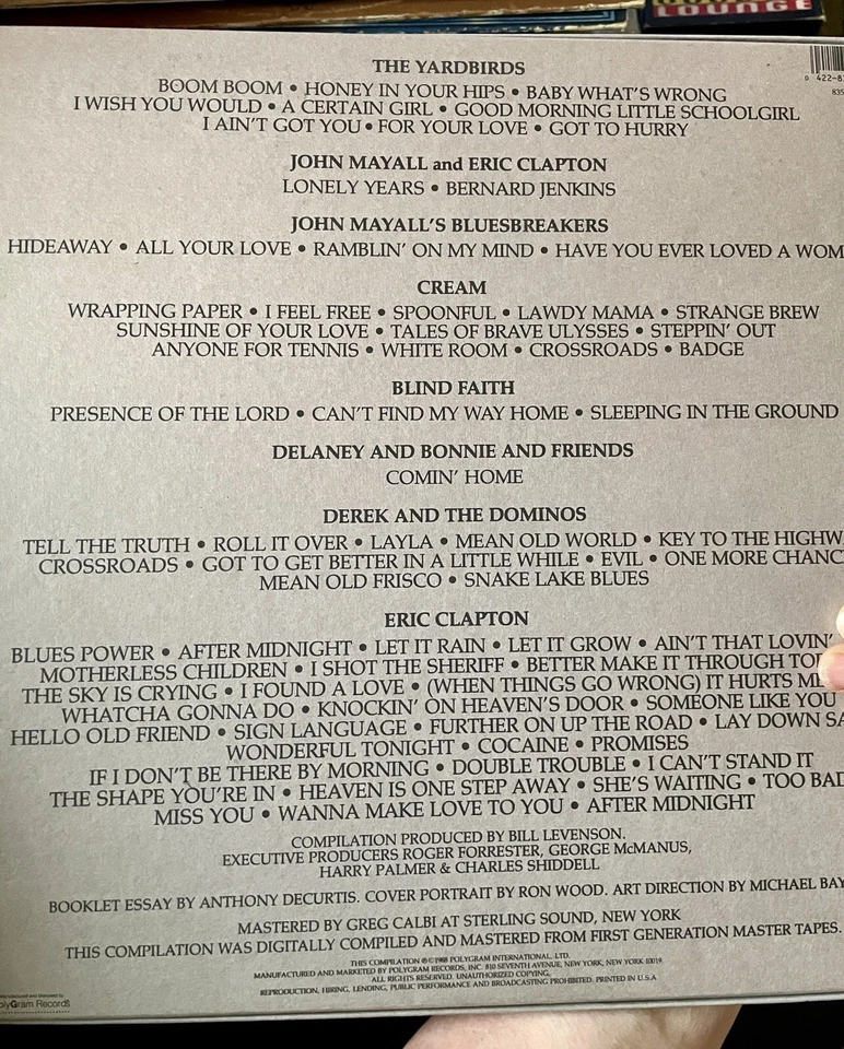 ERIC CLAPTON-CROSSROADS, (4) CHROME CASSETTE edition - Image 2 of 4