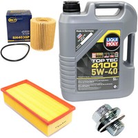 MotoröL Filter Set 5W40 5Liter + ÖLablassschraube FüR Toyota Corolla Verso R1