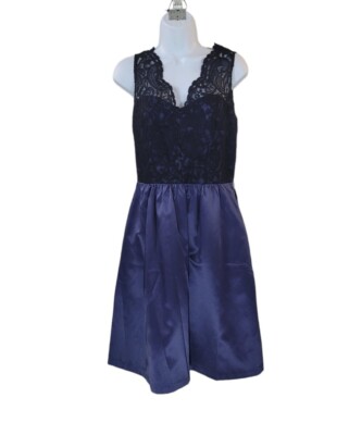 New AFTER SIX 8 Amethyst Cocktail Length Dress Women 6707BL
