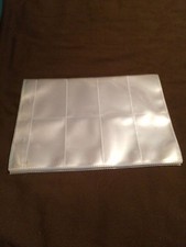 Cigarette card  Sleeves QTY 10 to 200  choose pockets, 1 2 3 4 5 6 8 10 15  Glen