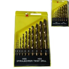 HSS Cobalt Jobber Twist Drill Bit Set for Stainless Steel Hard Metal