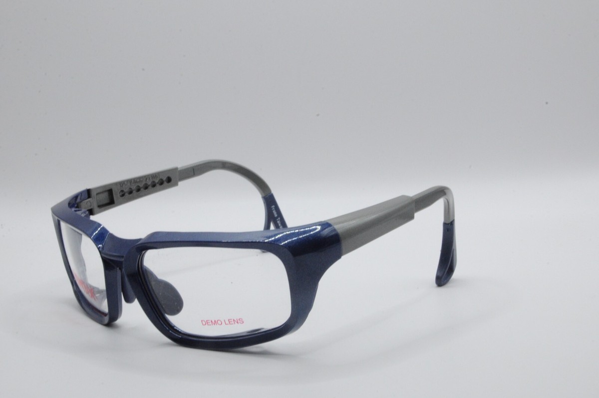 Pentax Zt100 Z87 Blue Blue/Gray Authentic Eyeglasses 62-15-150 PENTAX ZT100 RECTANGULAR PROTECTIVE EYEGLASSES BLUE NEW | eBay main image 4