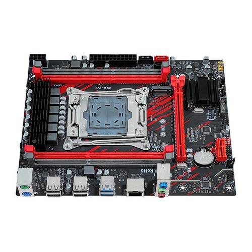 DDR3 ECC PC Mainboard NVME/SATA Desktop Server Motherboard E5 2666 V3 LAG2011-V3 - Picture 7 of 11