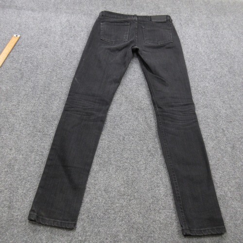 Naked and Famous Jeans Mens 28 Black Power Stretch Denim Cotton The Skinny - Picture 15 of 16
