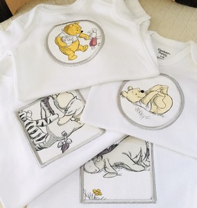pooh bear onesie baby
