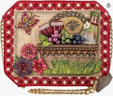 Mary Frances Picnic Party Crossbody Handbag, Multi NWT 