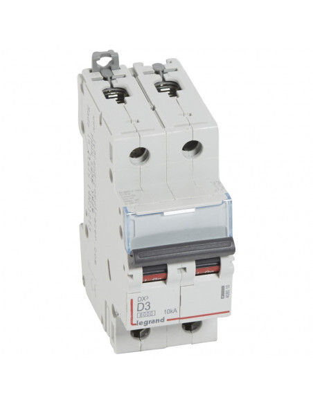 Disjoncteur DX3 2P D3 Legrand idéal pour protéger moteurs et pompes à chaleur