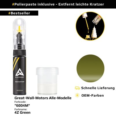 Lackstift für Great Wall Motors Alle Modelle Code: 6004M 4Z Green