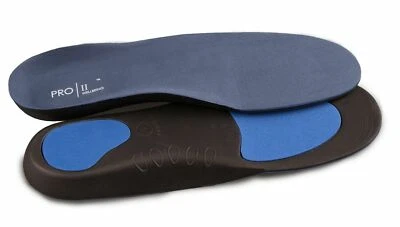 PRO 11 WELLBEING Pro11 Wellbeing Full Length Blue Orthotic Insoles 2 Pairs