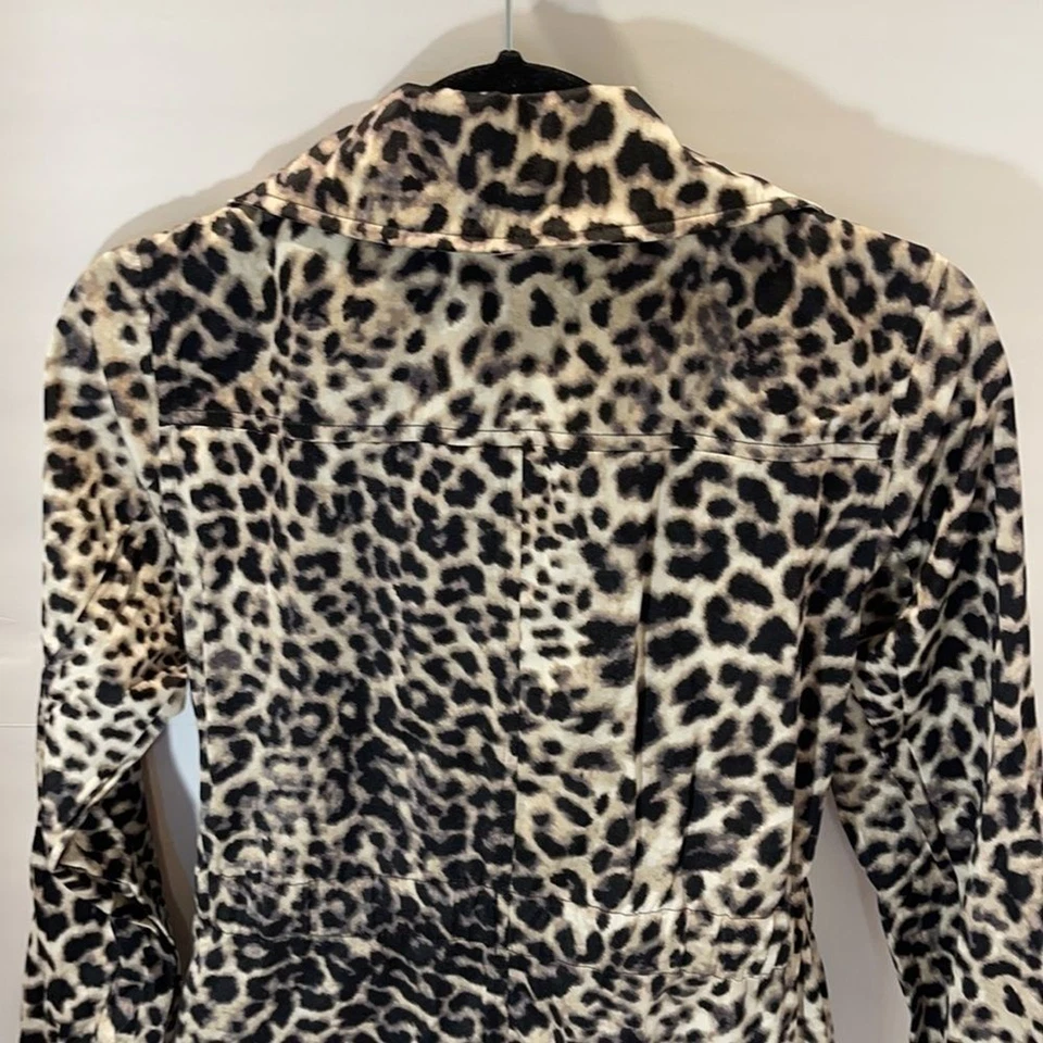 Jaqueta com estampa de leopardo Dana BUCHMAN pequena - Imagem 4 de 4