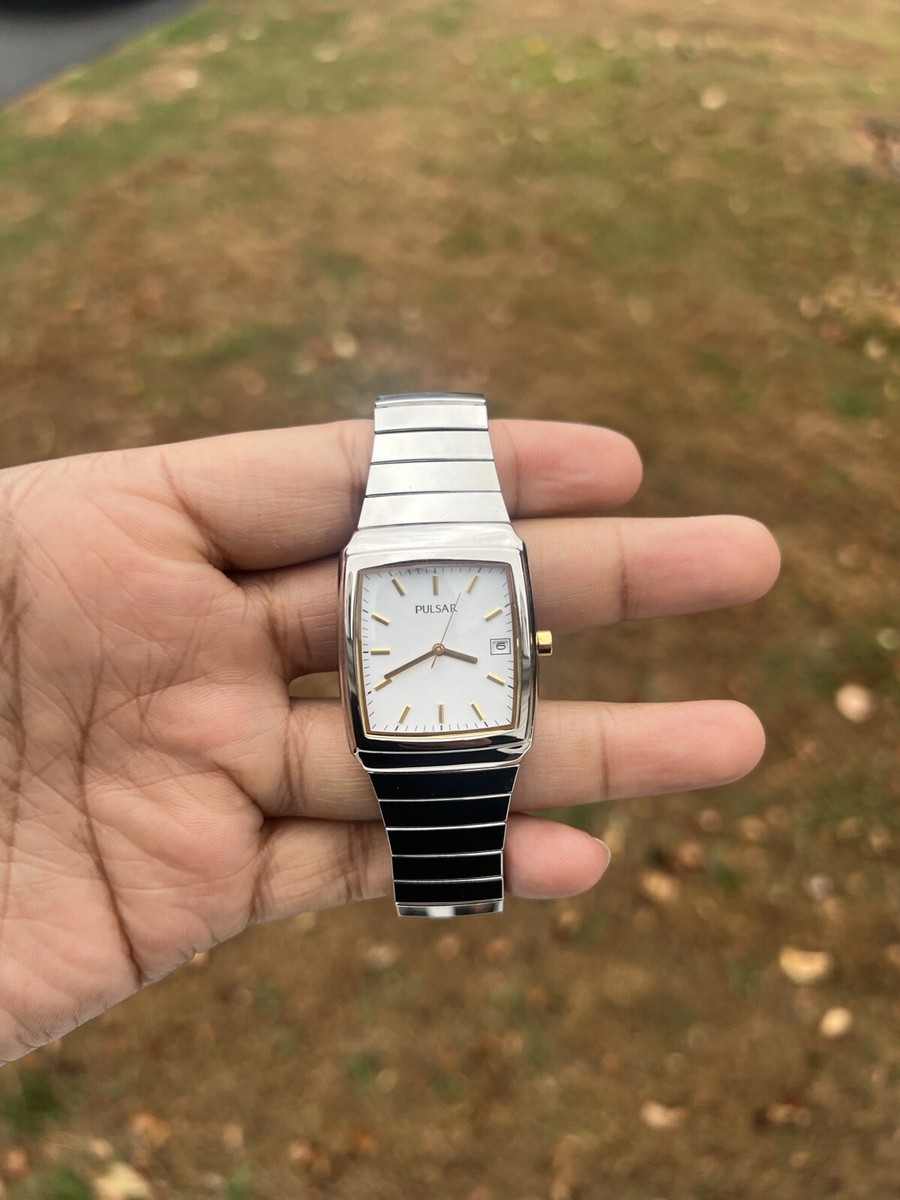 Pulsar square men's adjustable band watch | eBay