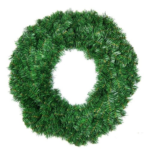 Ghirlanda ghirlanda finto pino cerchio Natale Natale decorazione casa parete porta da appendere - Foto 3 di 3